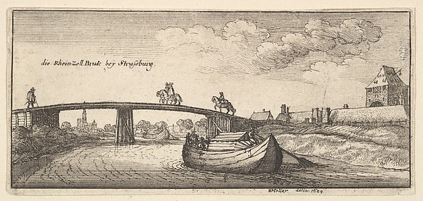 Wenceslaus Hollar, Strasbourg