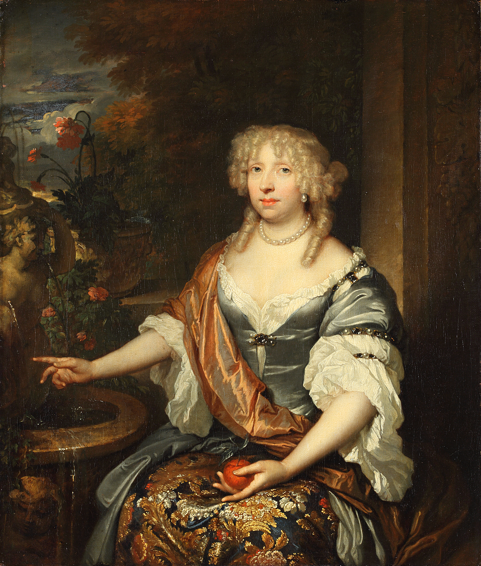 Caspar Netscher, Portrait of a Lady