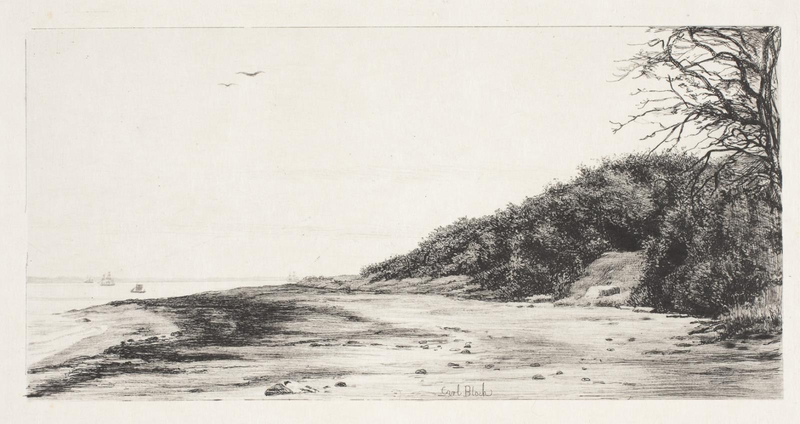 Carl Bloch, Skrænten ved havet
