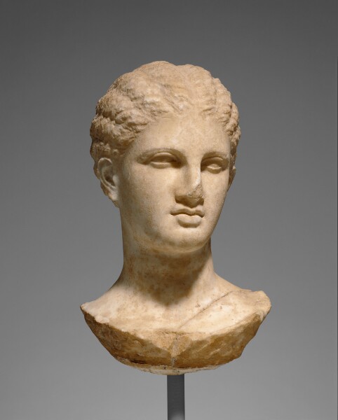 Unknown, Head of a Young Woman from a Grave Naiskos