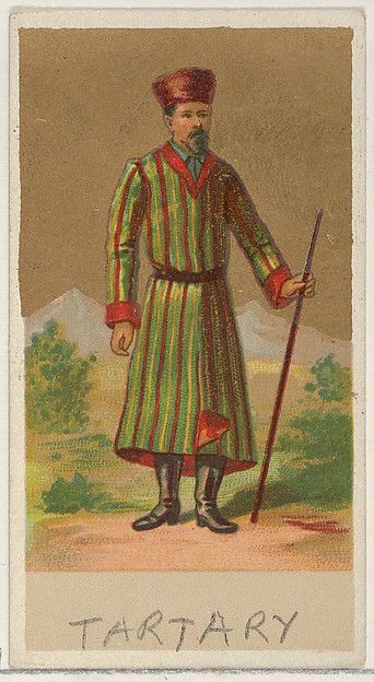 Allen & Ginter, Tartary, from the Natives in Costume series (N16), Teofani Issue, for Allen & Ginter Cigarettes Brands