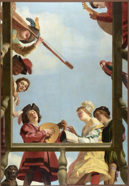 Gerrit van Honthorst, Musical Group on a Balcony