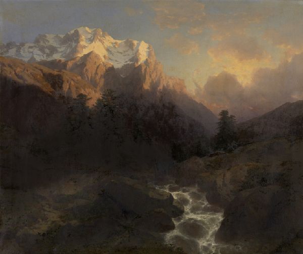 Alexandre Calame, The Wetterhorn