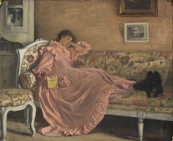 Gustaf Cederström, Carola i soffan