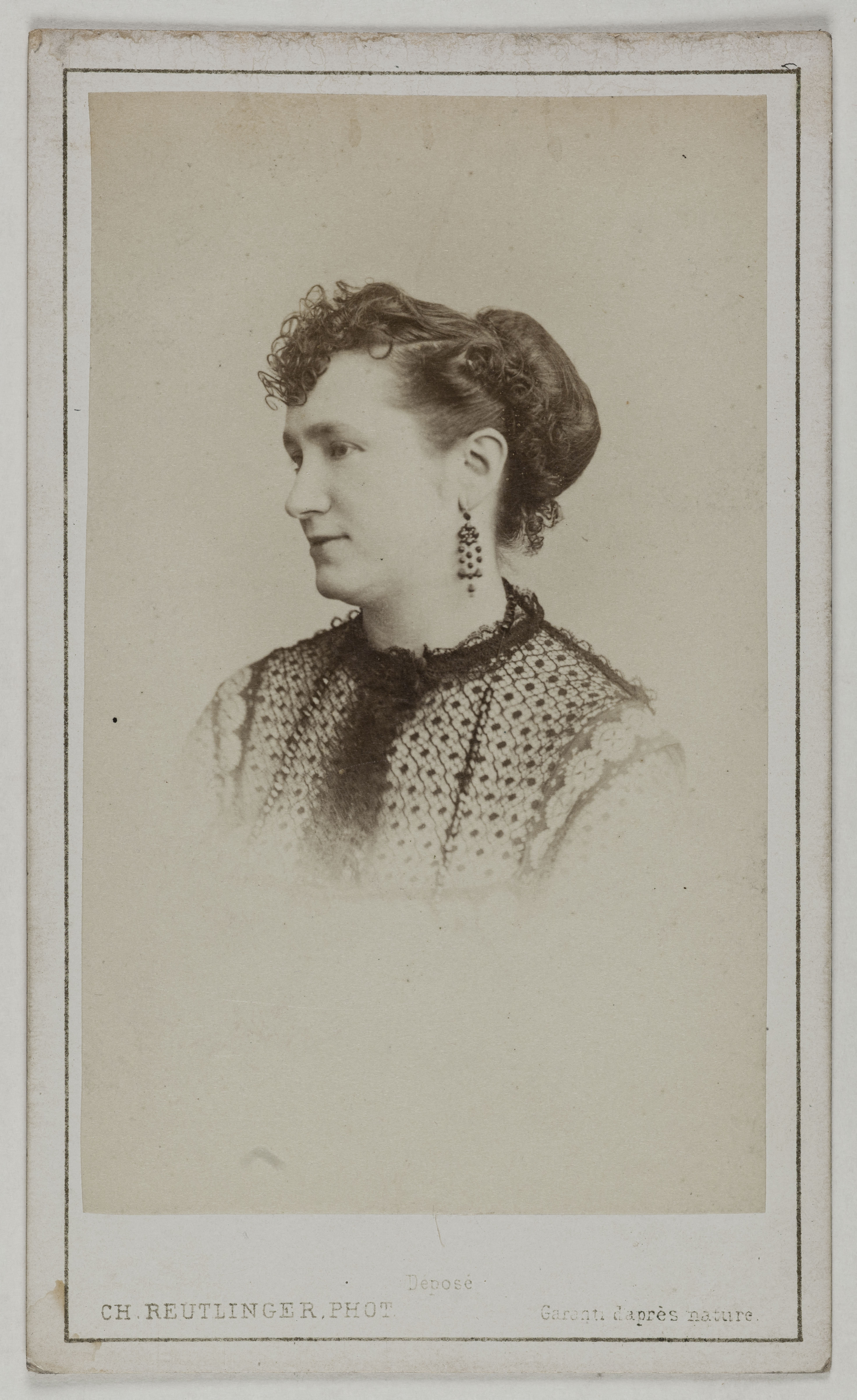 Charles Reutlinger, Portrait de Delvallée, (née Céline Chéri), (actrice)
