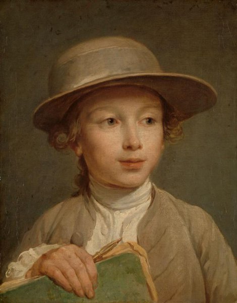 Nicolas Bernard Lépicié, Boy with a Drawing Book
