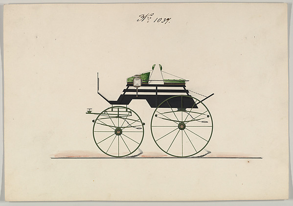 Brewster & Co., Design for Unclassified Carriage, no. 1037