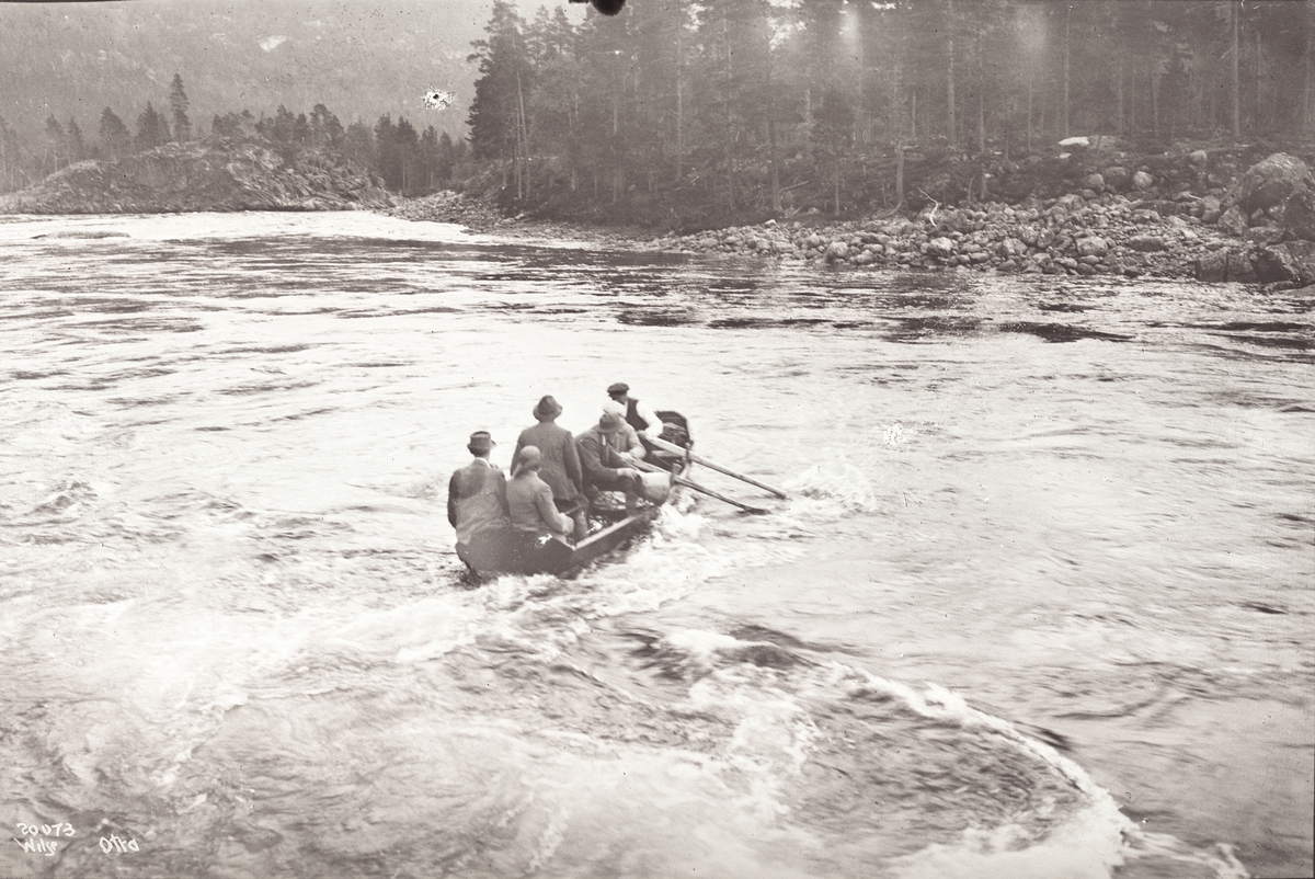 Anders Beer Wilse, "Prot: Valle. Over Otra Konv: Sætersdal, over Otra"