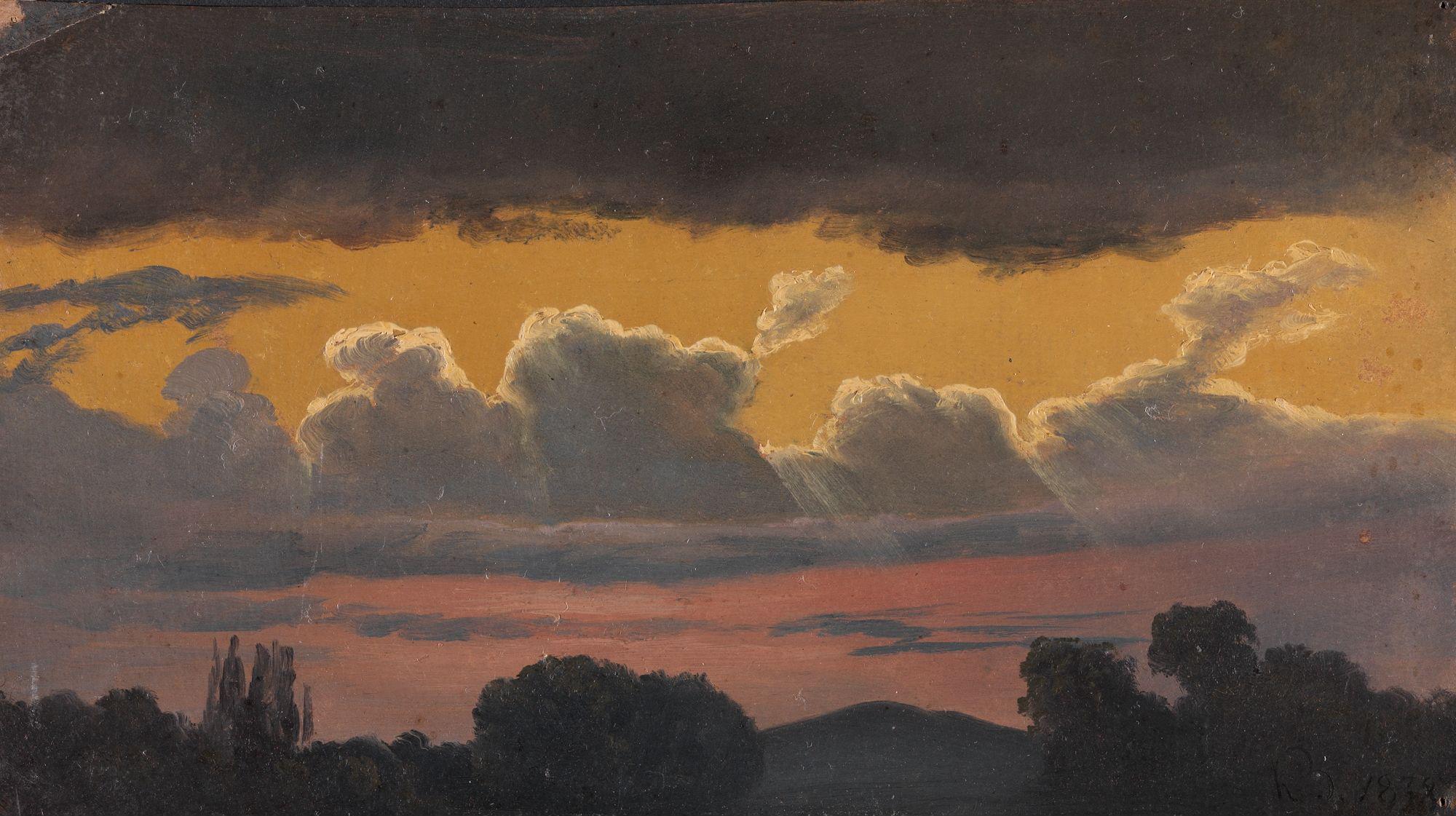 Knud Baade, Cloud Study over Landscape