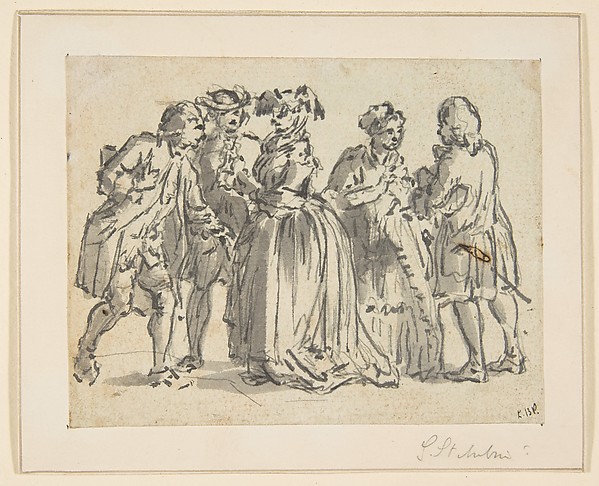 Anonymous, French, 18th century, Figures
