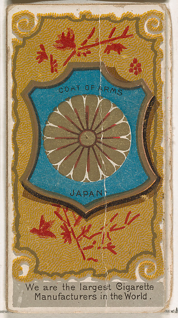 W. Duke, Sons & Co., Mikado of Japan, from the Rulers, Flags, and Coats of Arms series (N126-2) issued by W. Duke, Sons & Co.