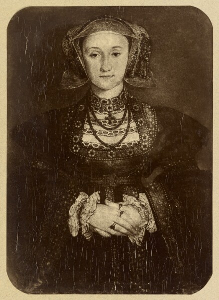 Adolphe Braun, [Wife of Henry VIII by Hans Holbein, Musee du Louvre]