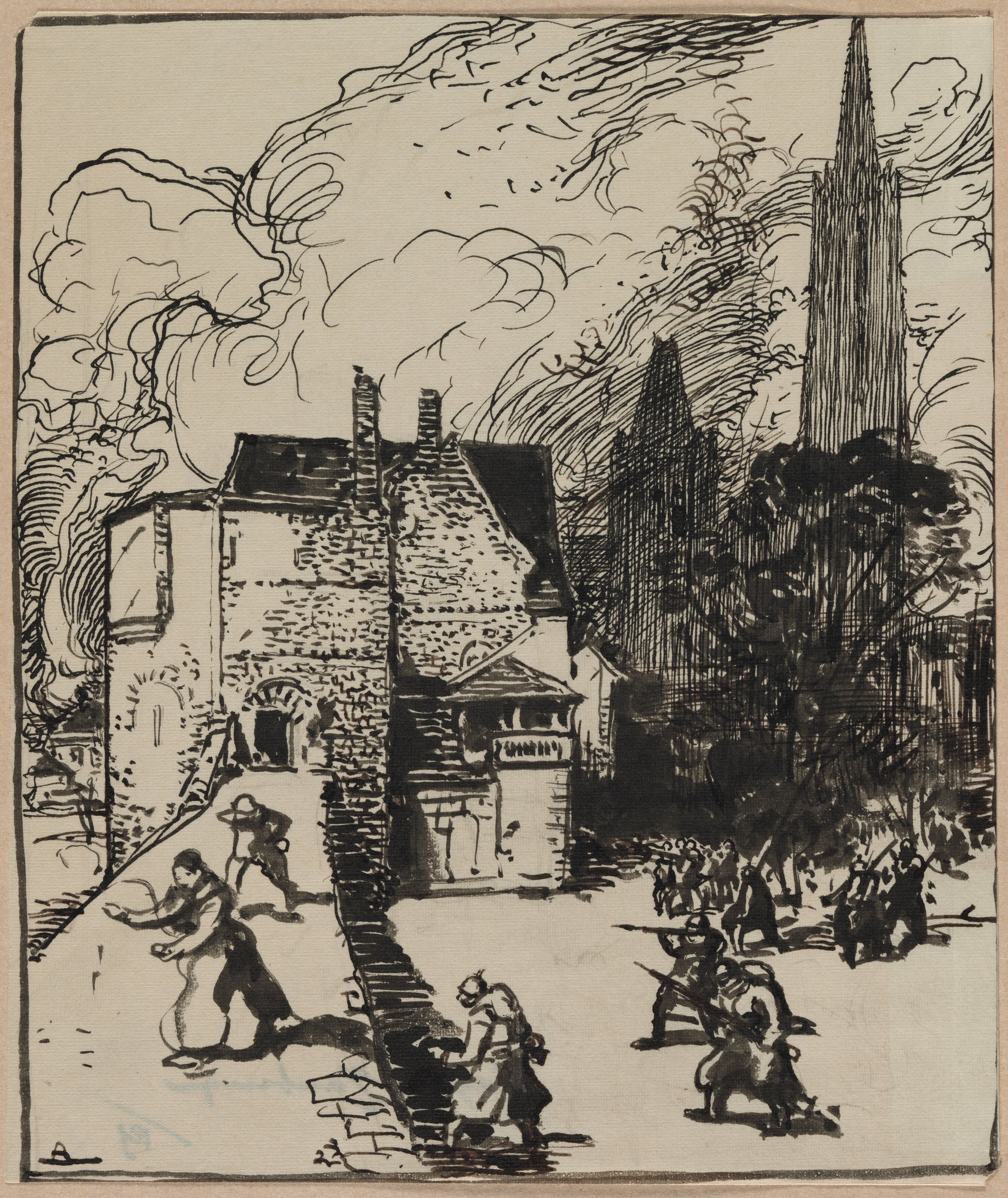 Auguste Louis Lepère, Siège des Maubeuge