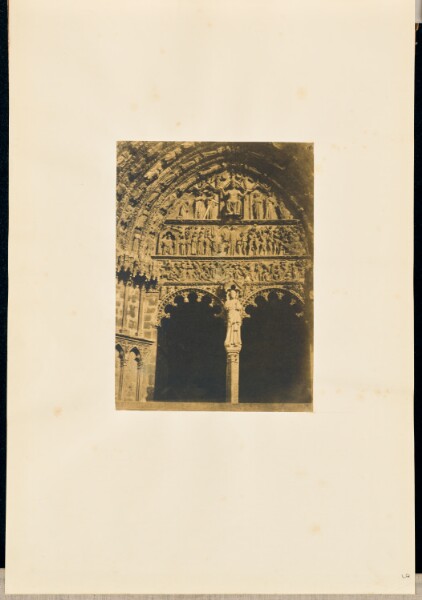Louis-Alphonse Davanne, [Detail of the Portal, Bourges]