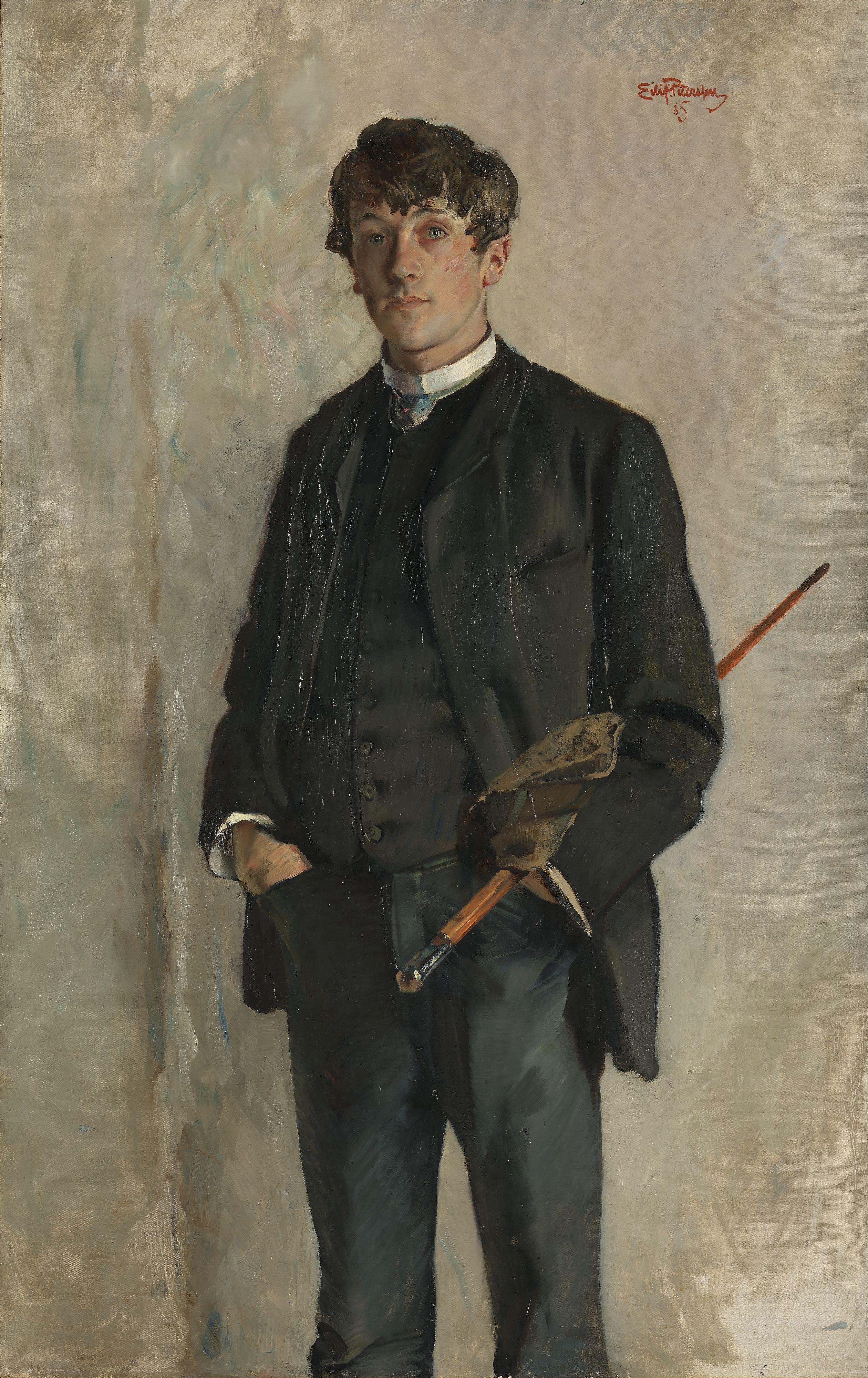 Eilif Peterssen, The painter Kalle Løchen