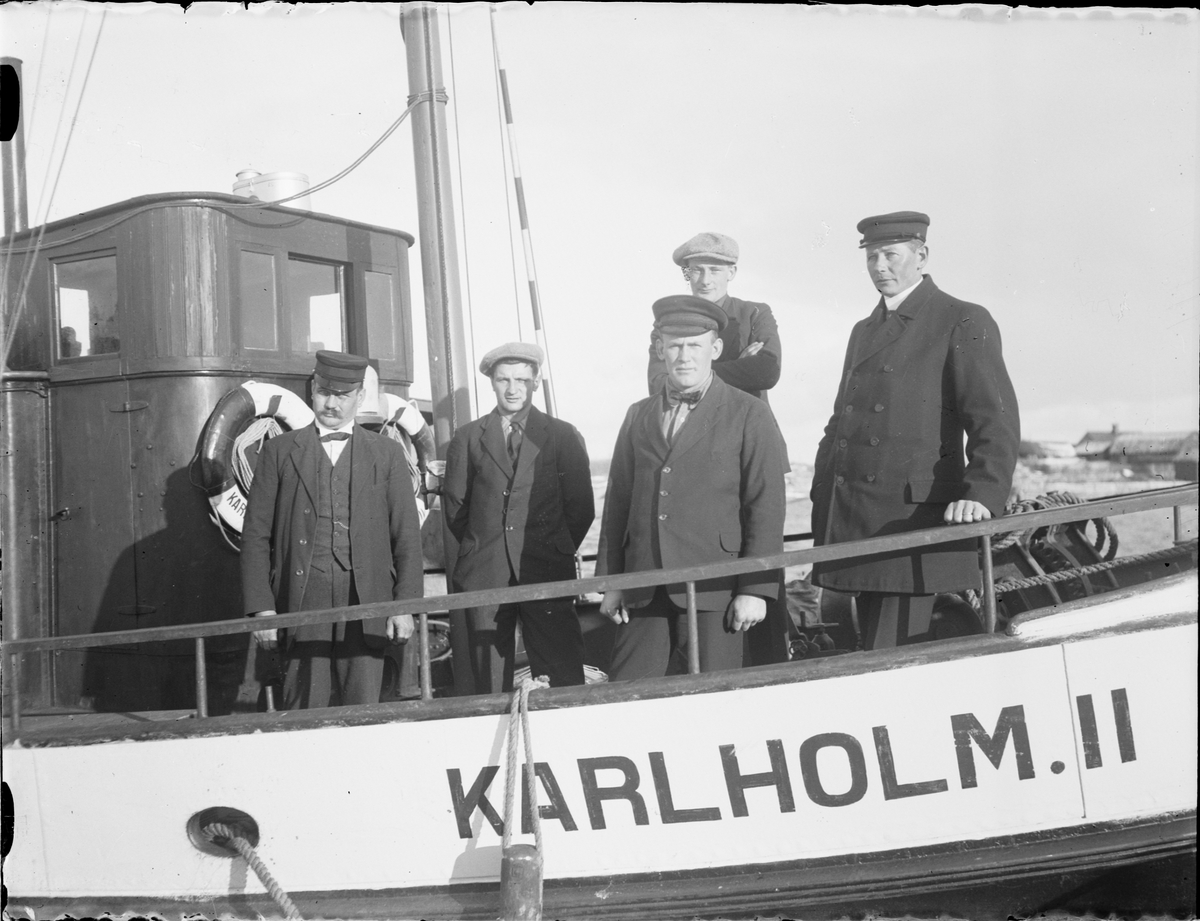 Skötsner-Edhlund, The steamboat Karlholm II, Öregrund. Uppland