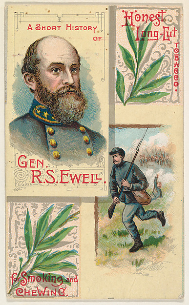 W. Duke, Sons & Co., A Short History of General R. S. Ewell, from the Histories of Generals series (N114) issued by W. Duke, Sons & Co. to promote Honest Long Cut Smoking and Chewing Tobacco