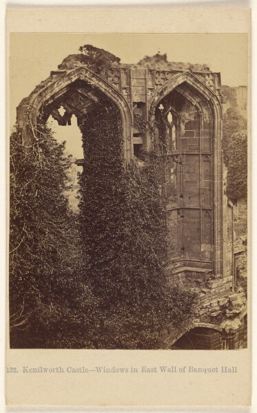 Francis Bedford, Kenilworth Castle - Windows in East Wall of Banquet Hall.