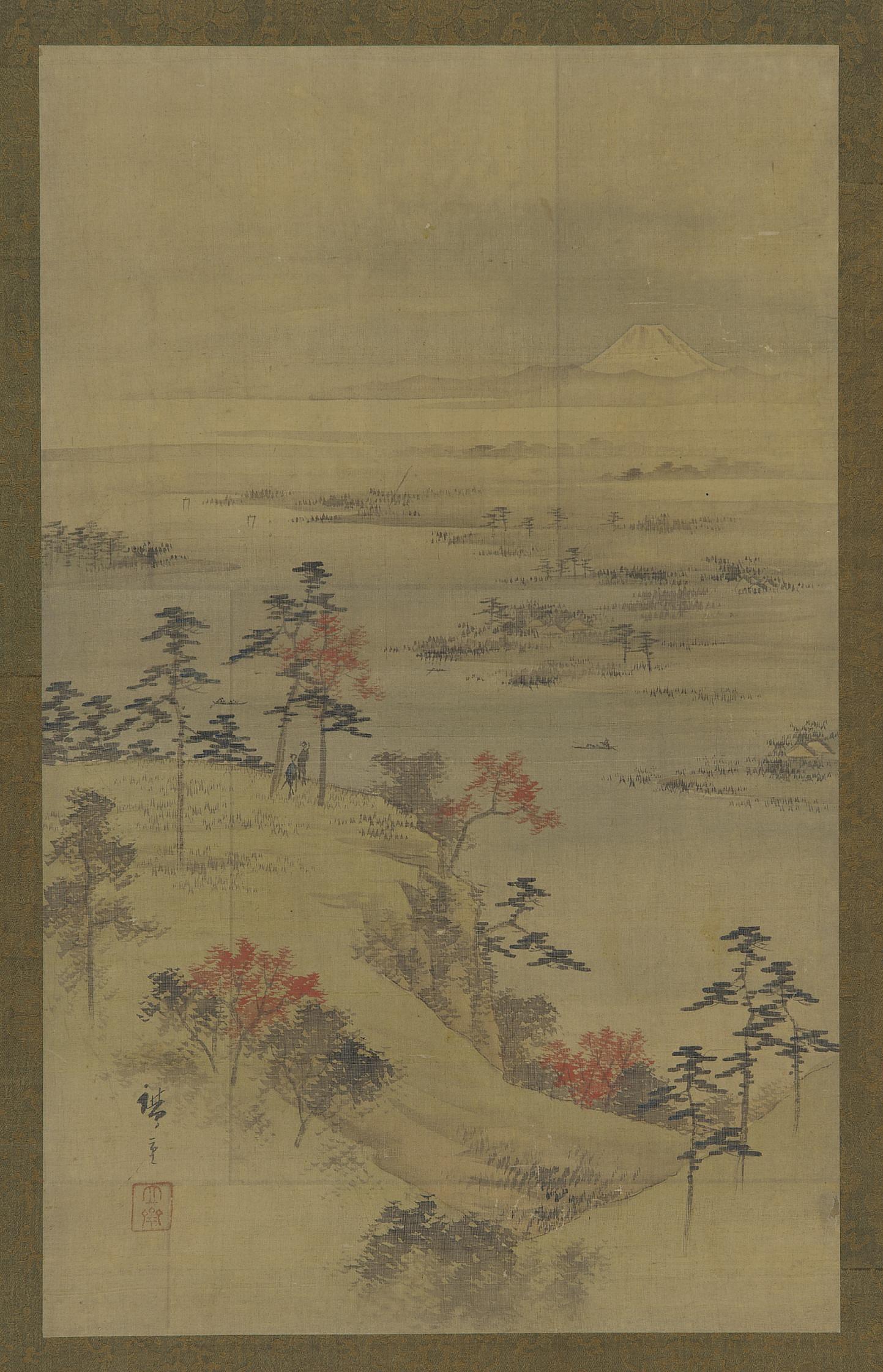 Utagawa Hiroshige II, Autumn landscape