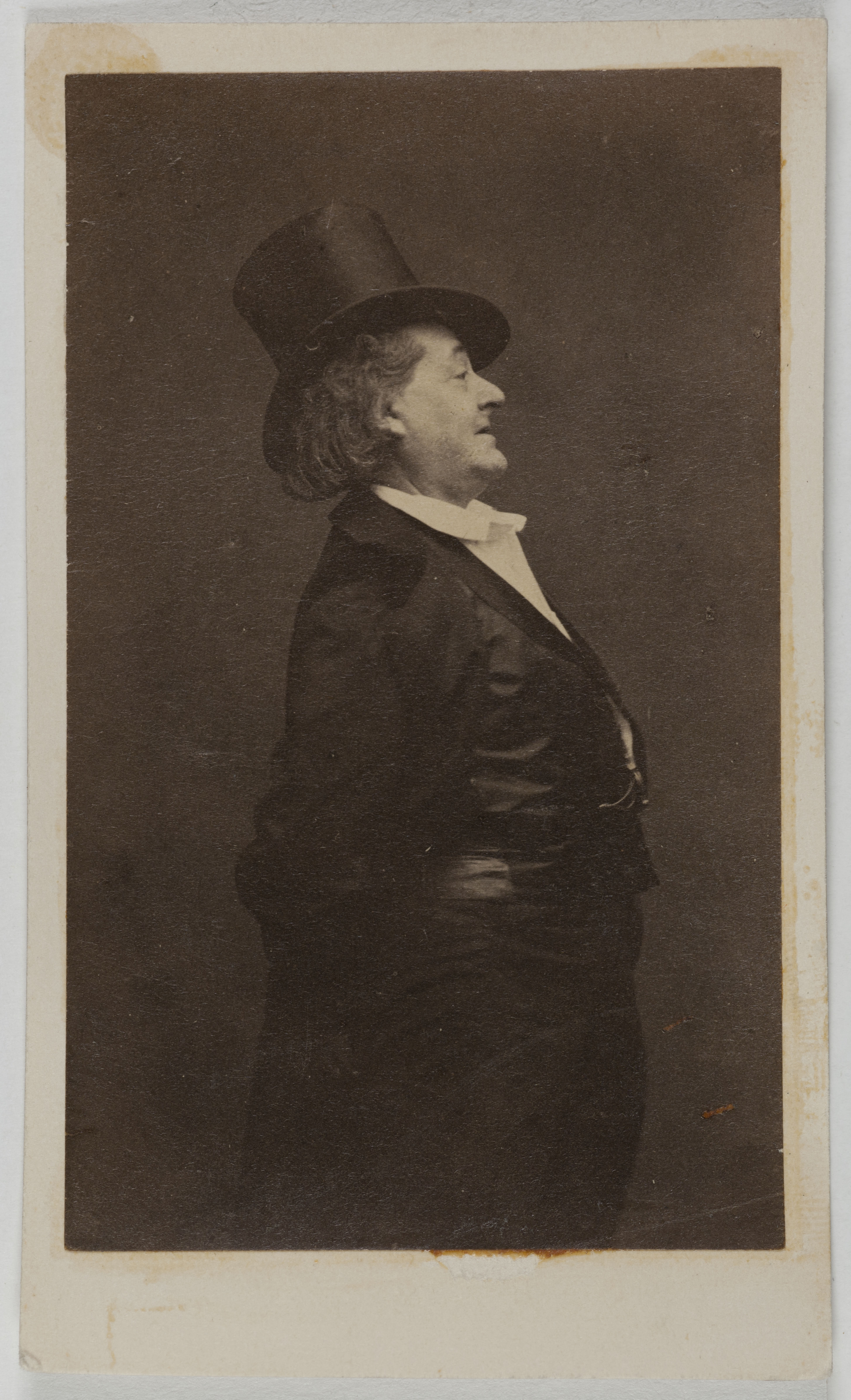Anonyme, Portrait d'Antoine Louis Prosper Lemaître dit Frédérick Lemaître, acteur.