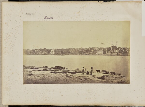 Samuel Bourne, Benares; General View from the Opposite Bank of the Ganges