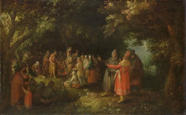 David Vinckboons, The Preaching of St John the Baptist