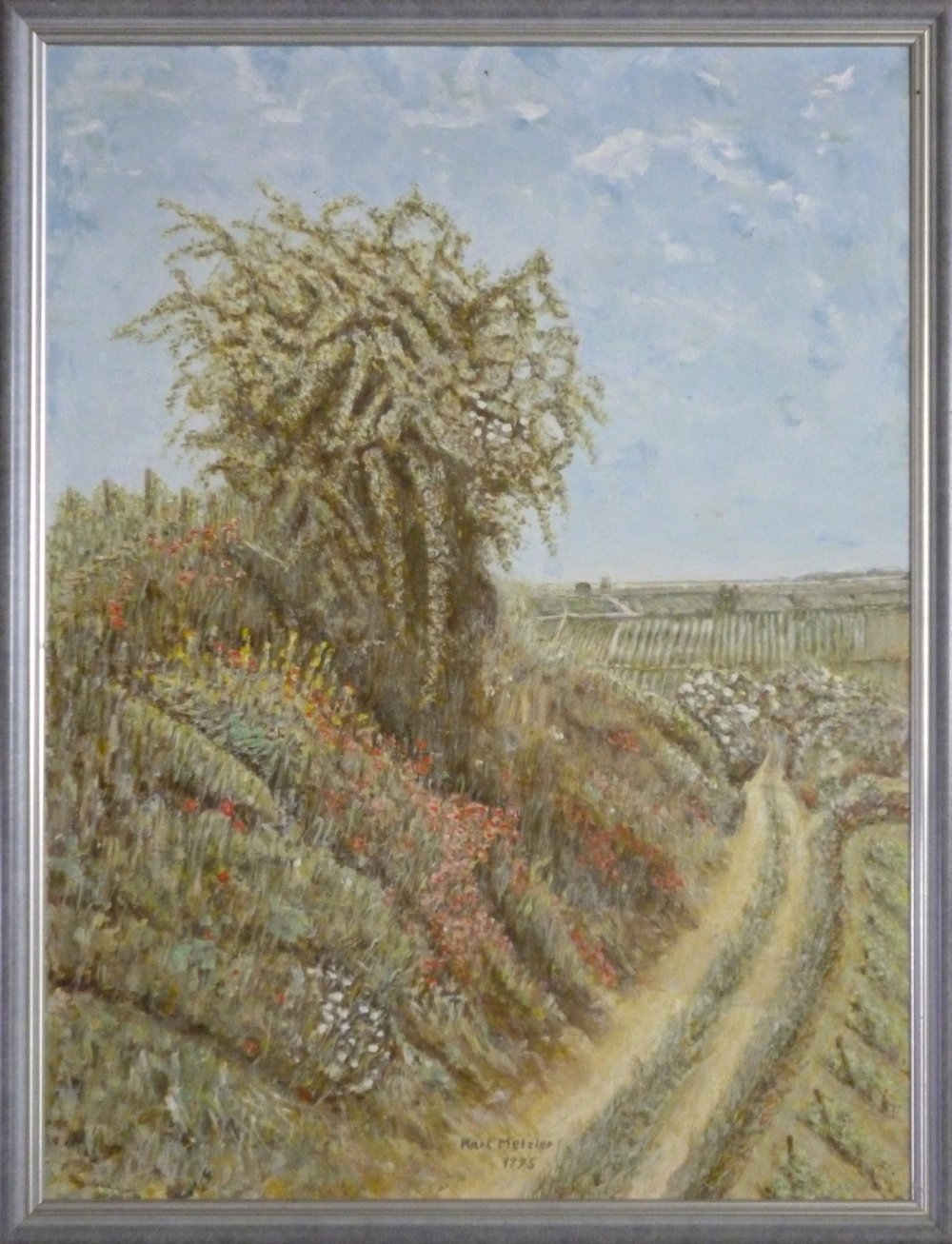 Unknown artist, Metzler Gemälde "In der Guntersblumer Gemarkung"