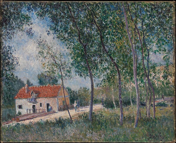 Alfred Sisley, The Road from Moret to Saint-Mammès