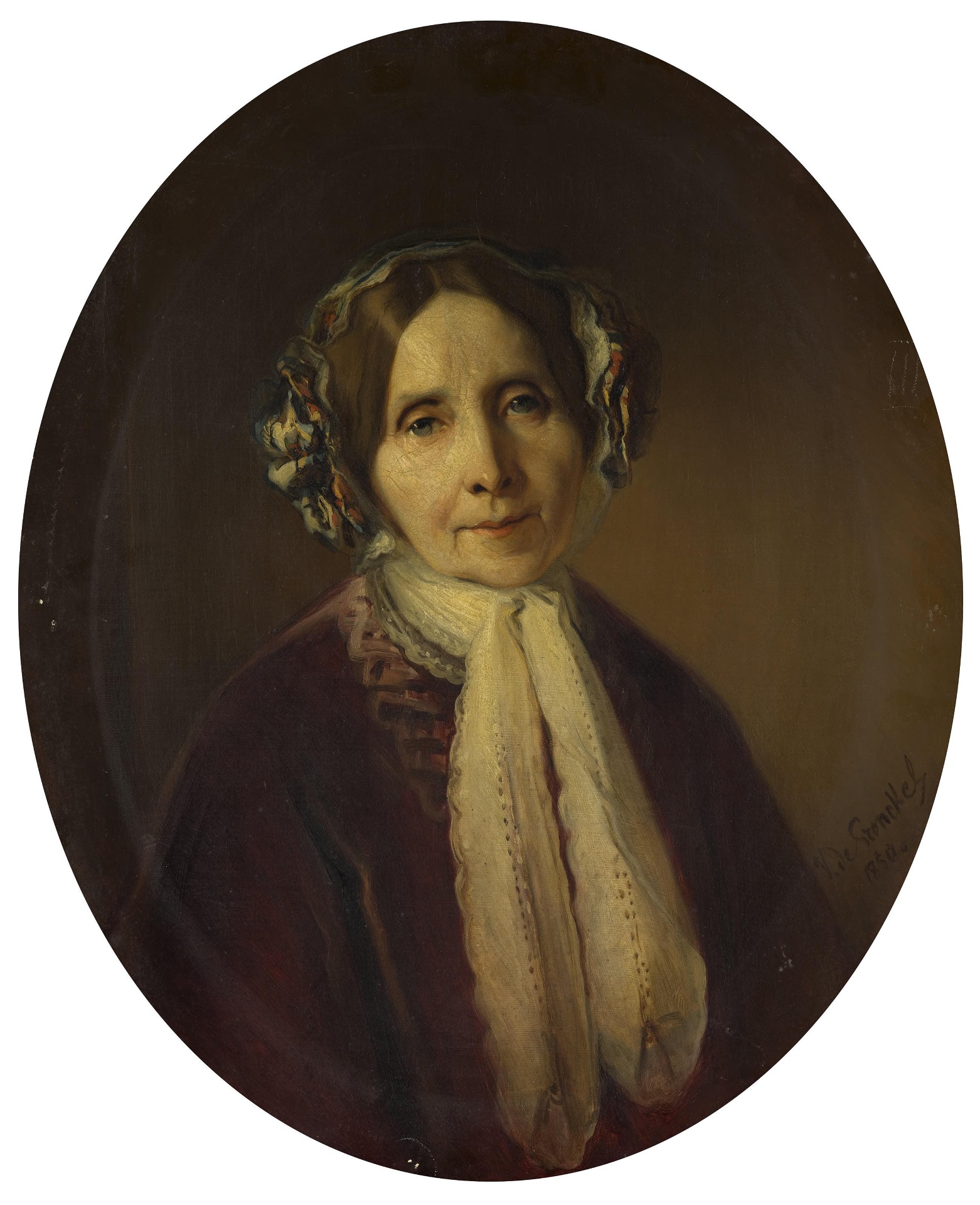 Vital Jean De Gronckel, Portrait of an Elderly Woman