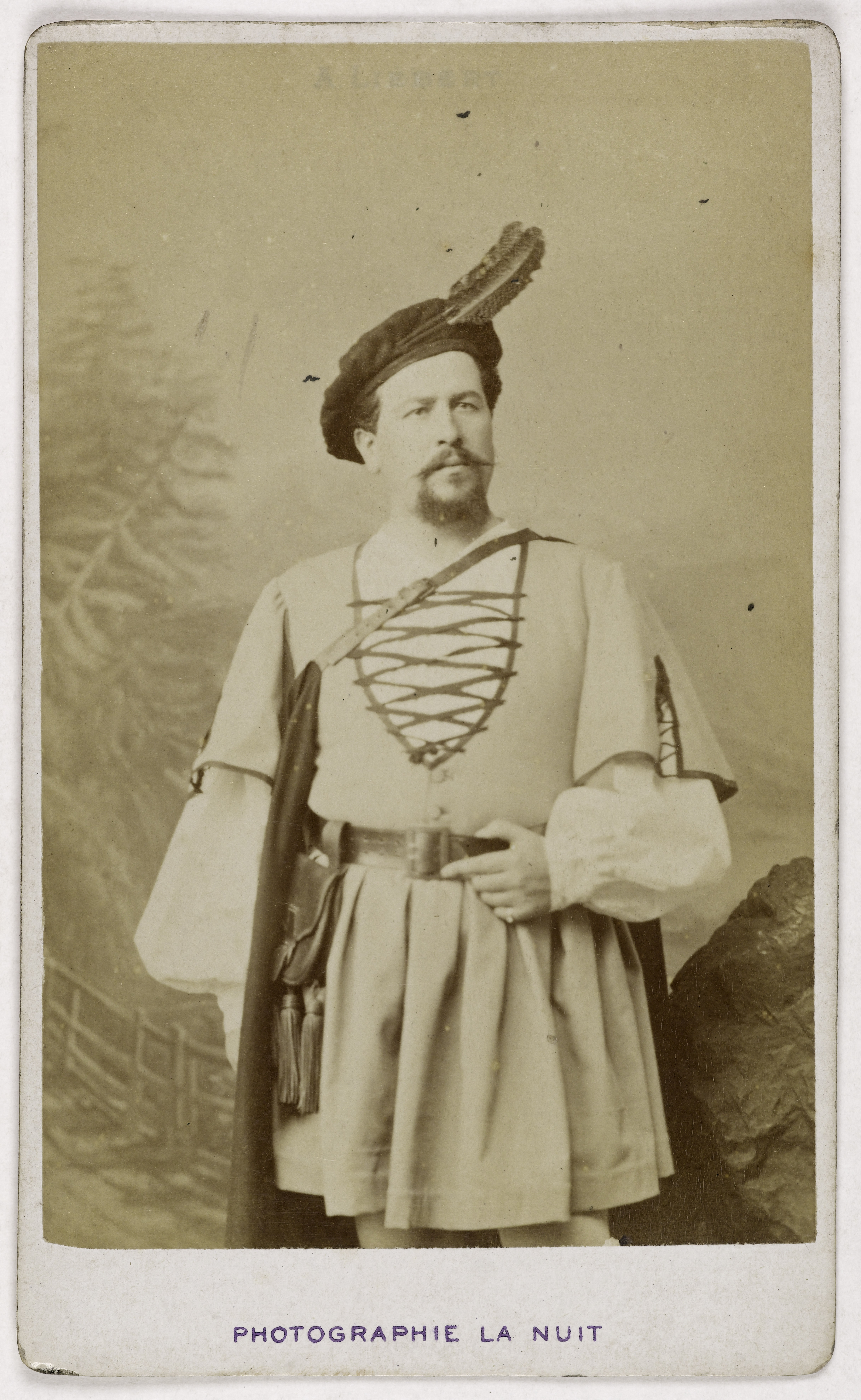 Alphonse Liébert, Portrait de Salomon, chanteur lyrique