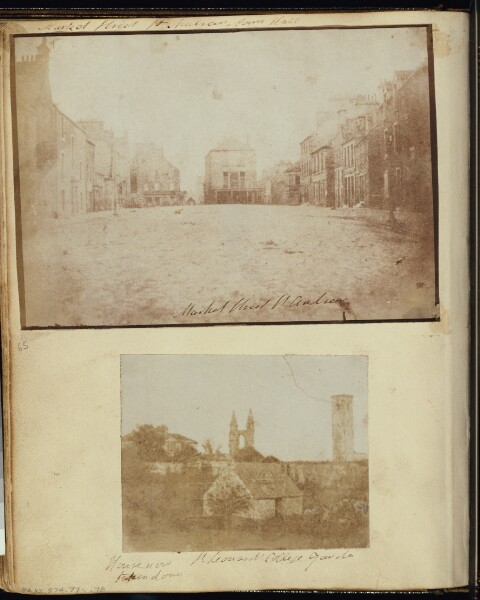 Unknown, St. Leonard's College Garden with St. Regulus Tower and the Cathedral in the Background.