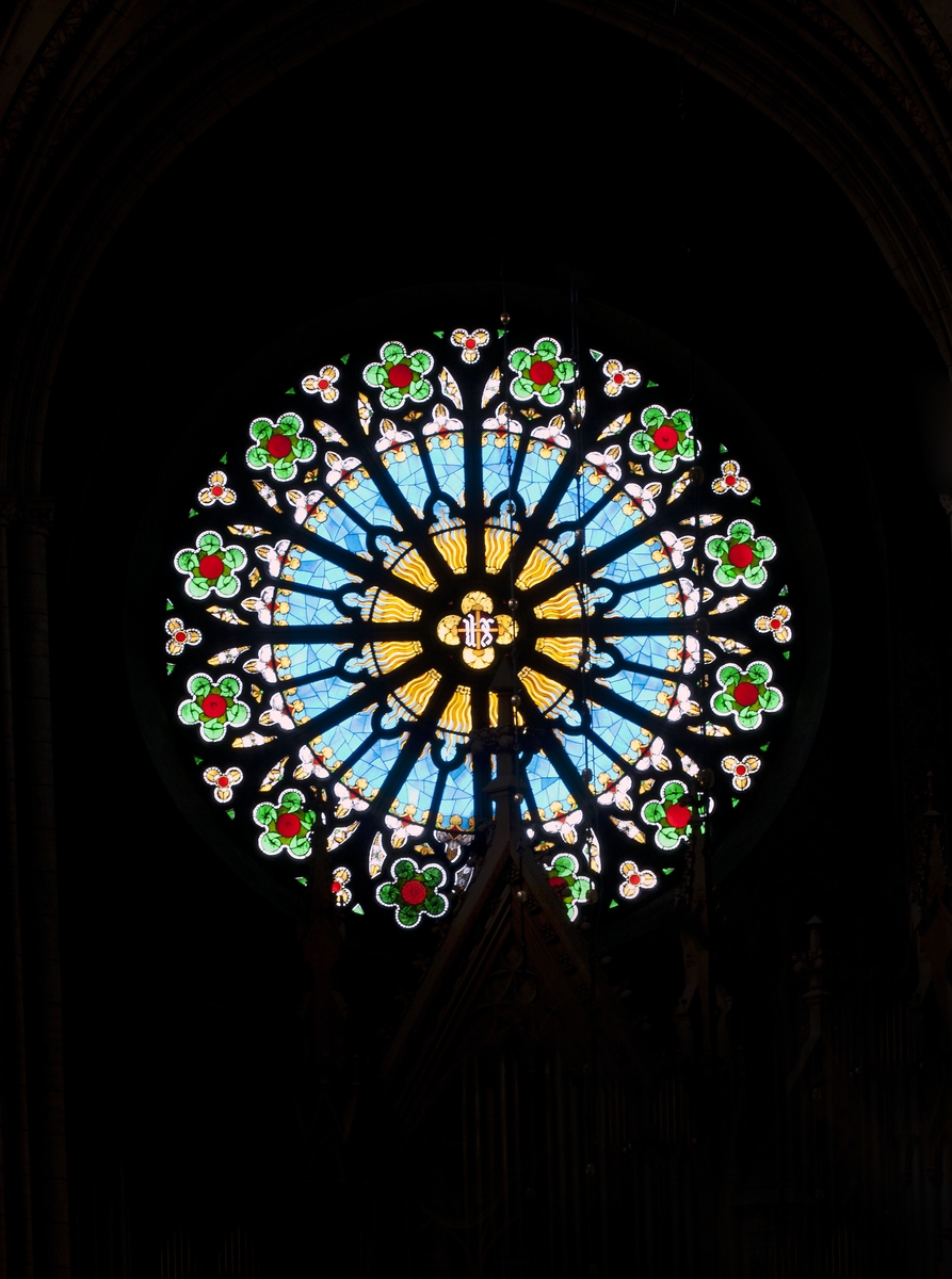 Olle Norling, The Western Rose Window, Uppsala Cathedral, Uppsala 2013