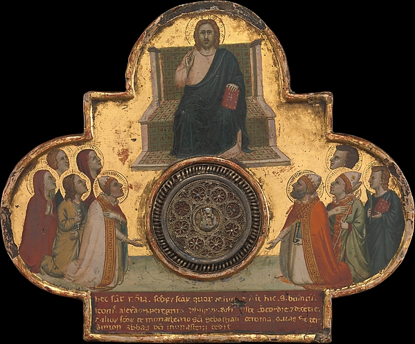 Bernardo Daddi, Christ Enthroned with Saints