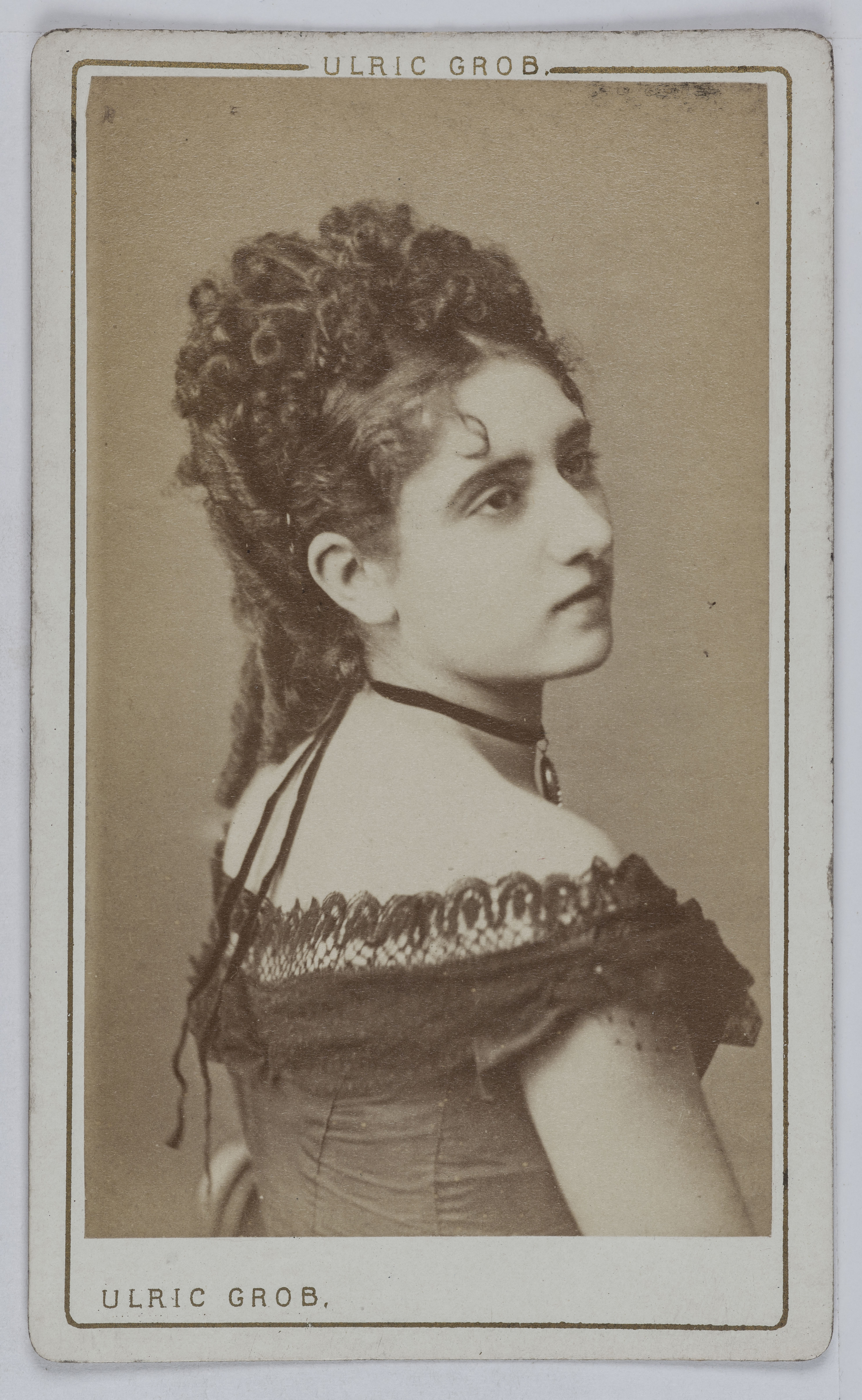 Ulric Grob, Portrait d'Alice Roch, danseuse au Théâtre de la Gaîté et au Théâtre du Châtelet en 1875.