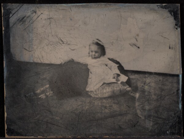 Jacob Byerly, [Portrait of a child and dog]