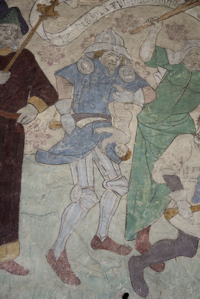 Bengt Backlund, Lime painting in Husby-Sjutolfts Church, Uppland 2009