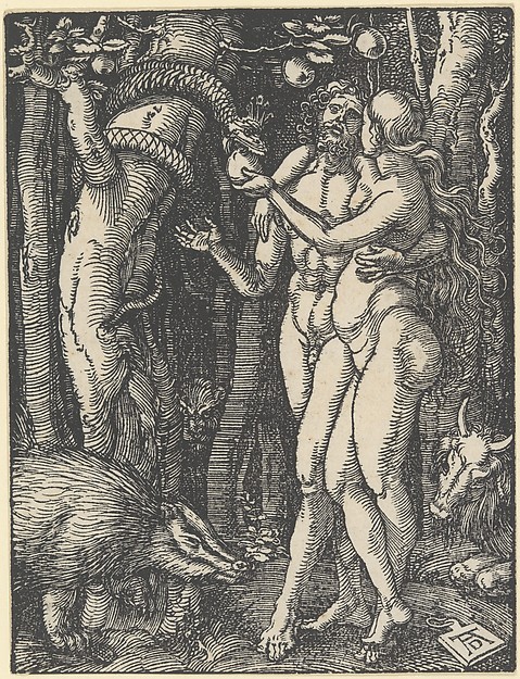 Albrecht Dürer, The Fall of Man, from "The Small Passion"
