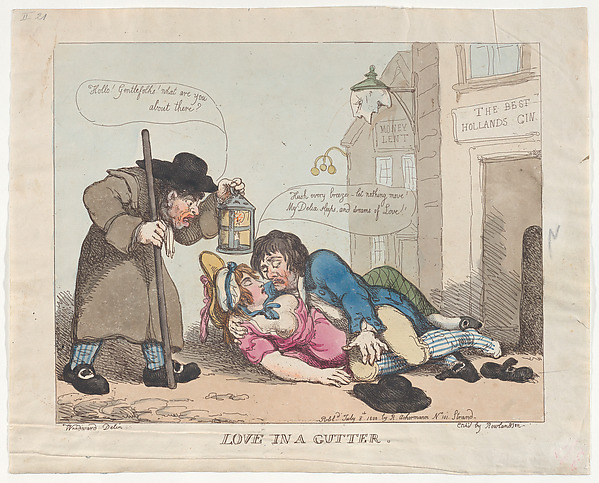 Thomas Rowlandson, Love in the Gutter