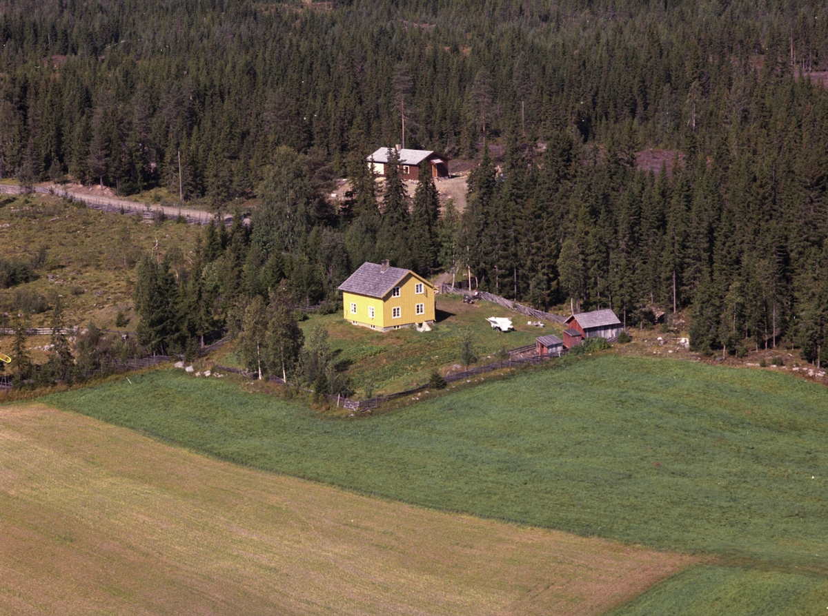 Widerøes Flyveselskap A/S, Flyfoto, bolig, Lismarka, Ringsaker.