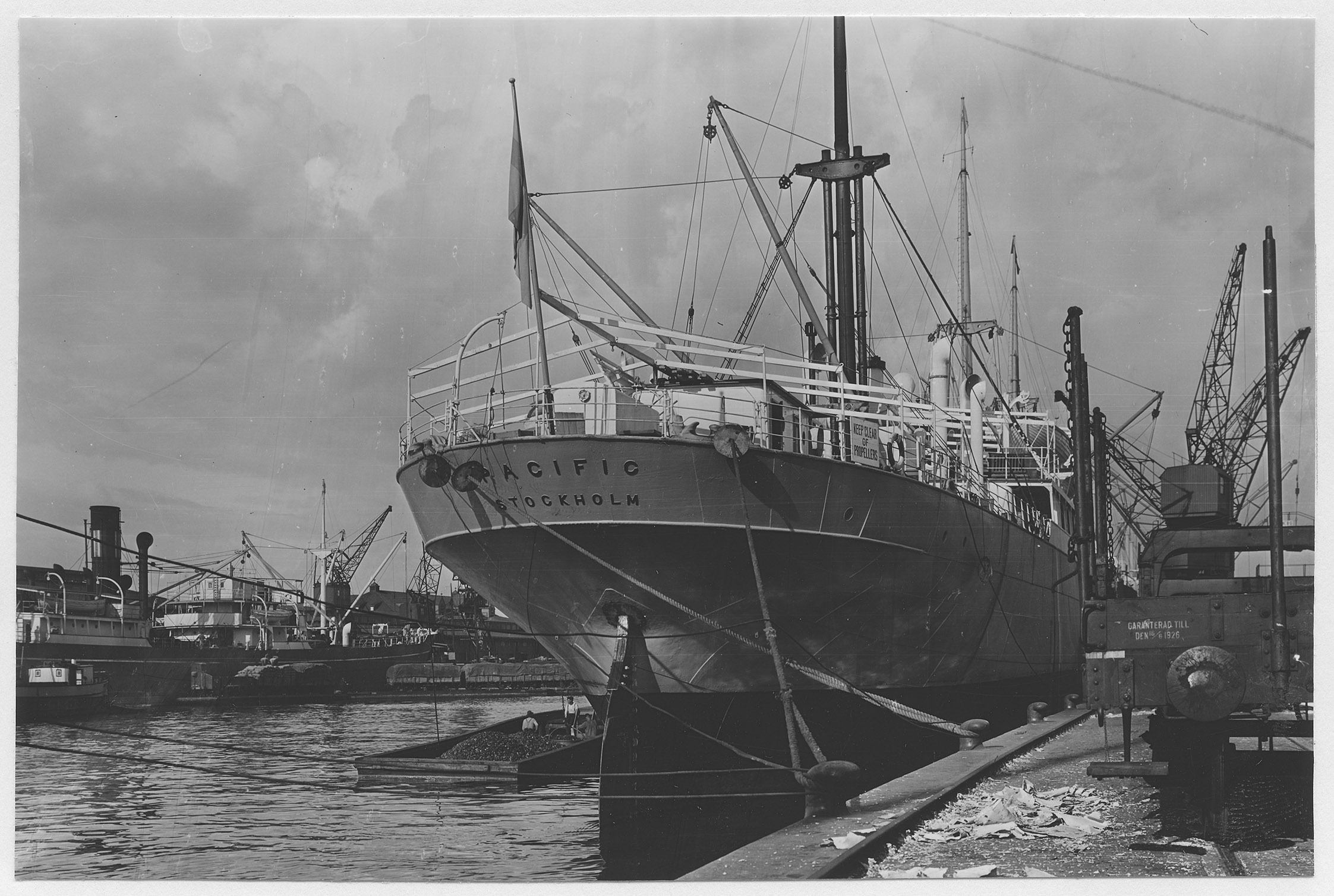Mårten Sjöbeck, Göteborgs hamn