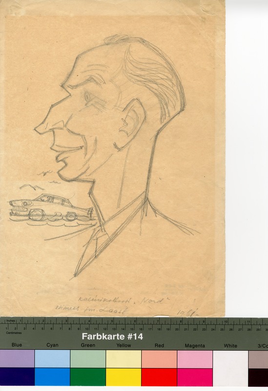 Jaan (autor) Jensen, Joonistus. J. Laasti portree.