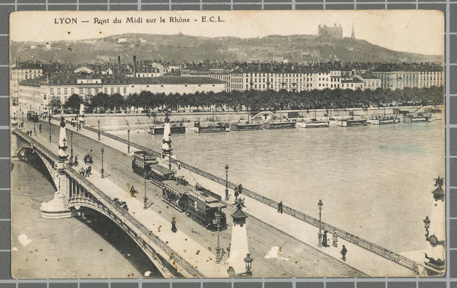 Desconegut, - Pont du Midi sur le Rhône - E. C. L.