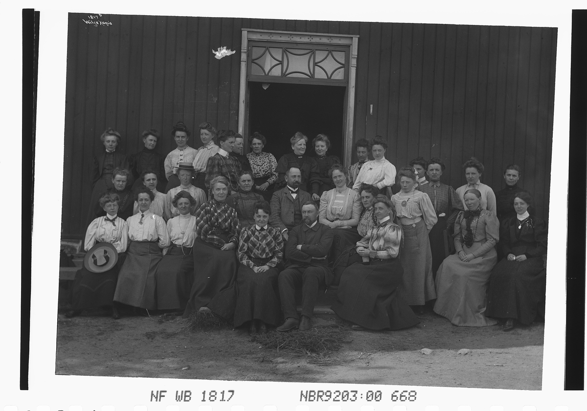 Anders Beer Wilse, Prot: Gruppe Lærerinder på Skogplantning ved Hafsröd