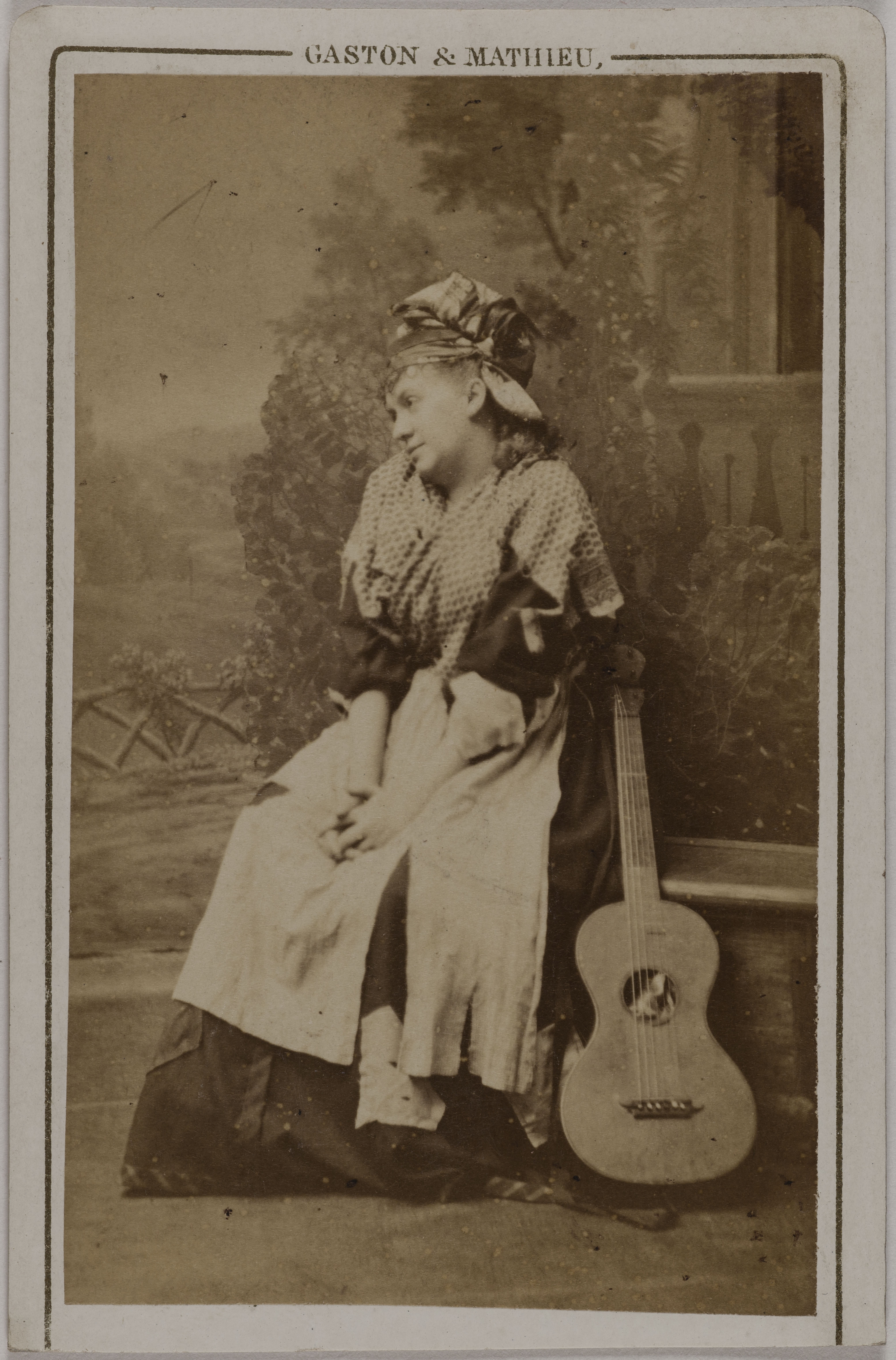 Gaston & Mathieu, Portrait de Blanche d'Antigny (Maria Ernestine Antigny, dite), (1842-1874), (actrice)