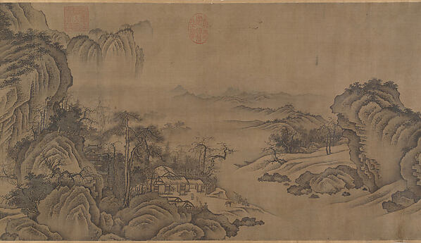 Unidentified artist, Buddhist Temples amid Autumn Mountains