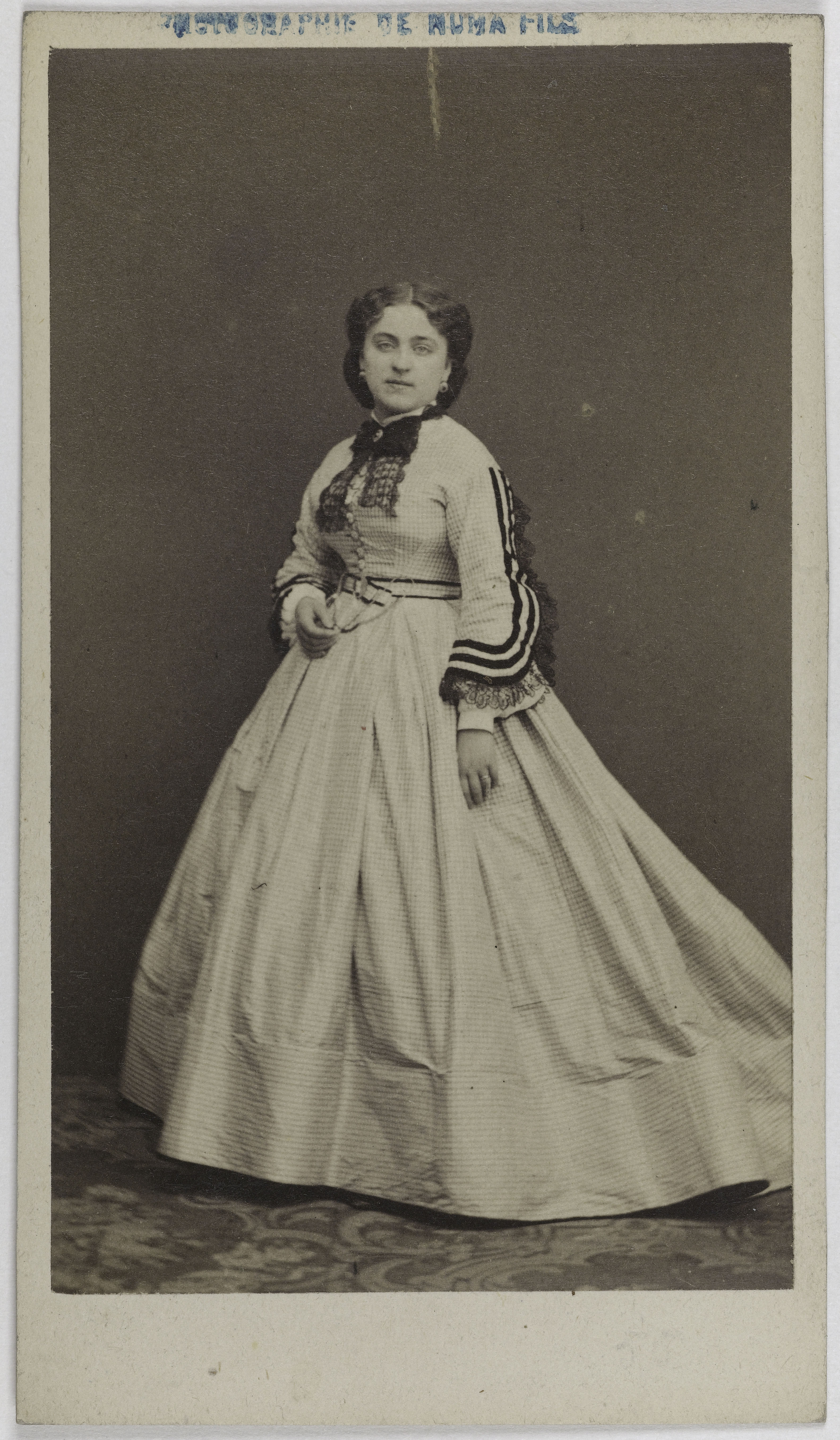 Numa Fils, Portrait d'Adeline Blanche Pierson, (1842-1919), (actrice)
