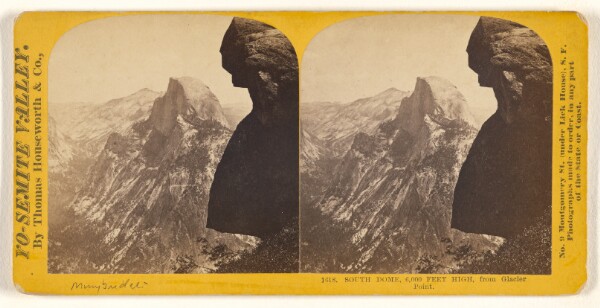 John P. Soule, South Dome, 6,000 Feet High, from Glacier Point.