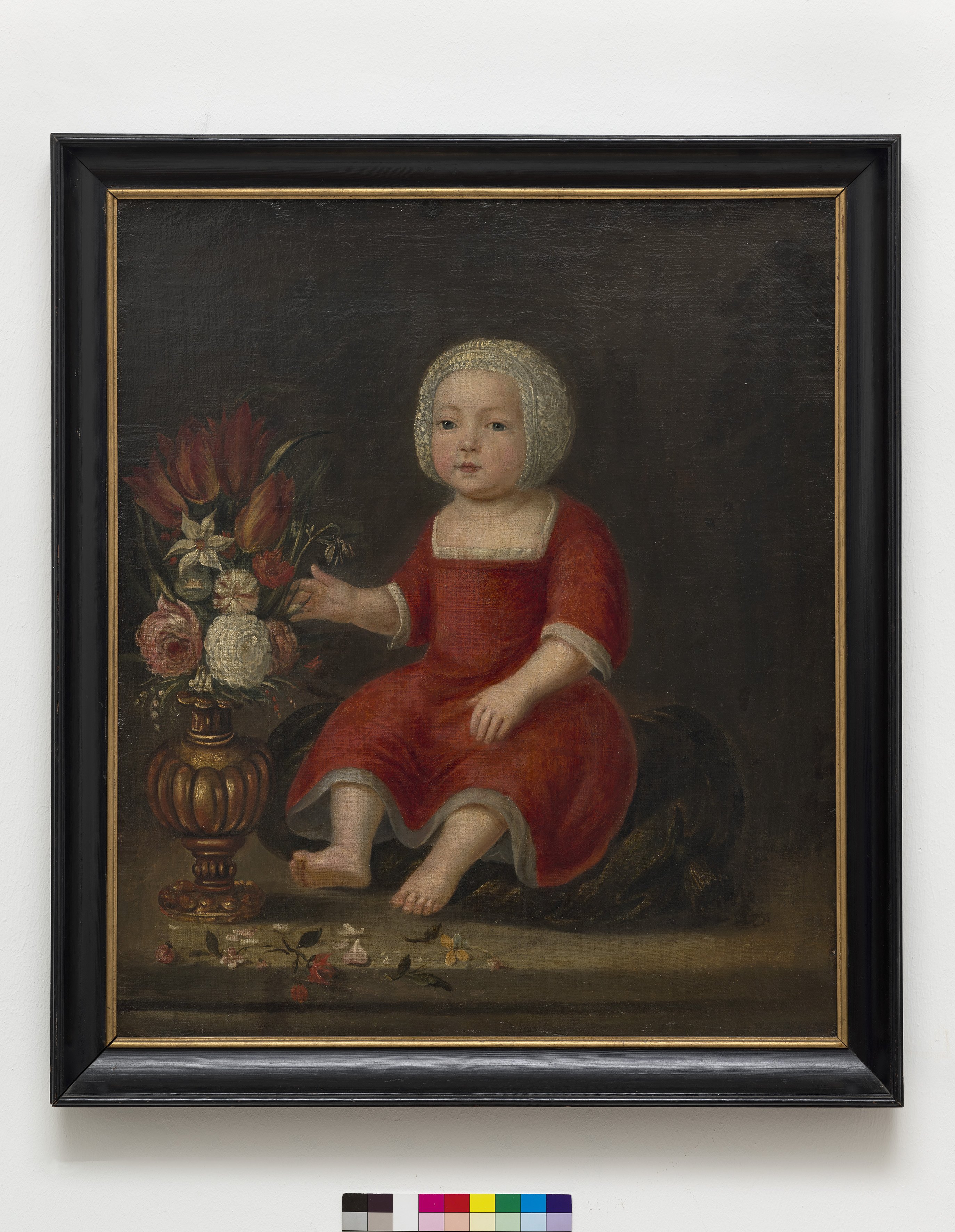 Unknown artist, Sophia (Albertina oder Maria), Freifräulein von Bylandt, um 1612 / Mädchen in rotem Kleid