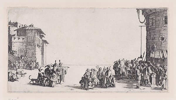 Jacques Callot, The Slave Market (Le Marché d'esclaves)