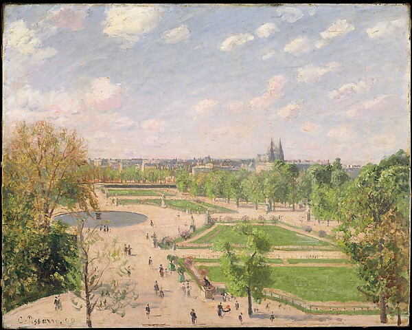 Camille Pissarro, The Garden of the Tuileries on a Spring Morning